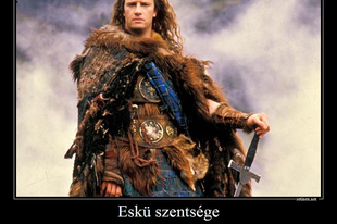 Eskü szentsége!