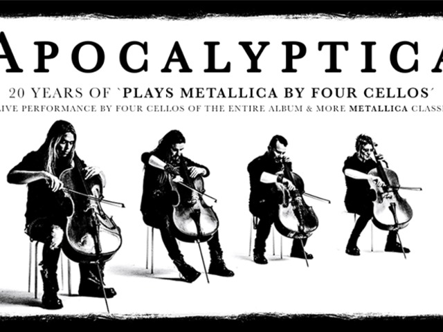 APOCALYPTICA - Jubileumi ünnep Pozsonyban és Budapesten!