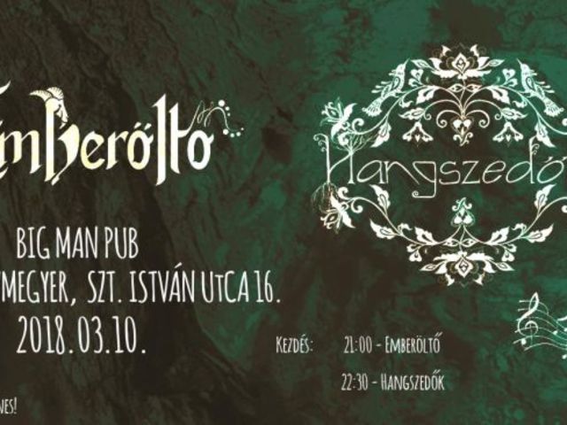 BIG MAN PUB - Emberöltő és Hangszedők koncert Nagymegyeren