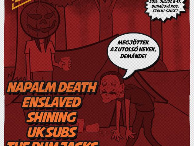ROCKMARATON - Jön a Napalm Death, az Enslaved és a Shining