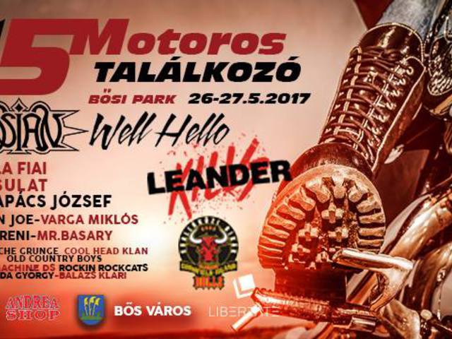 15. MOTOROS TALÁLKOZÓ - Jubileum a bősi Amade parkban