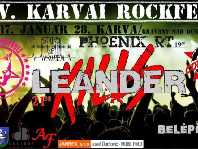 XIV. KARVAI ROCKFEST - Jön a Leander Kills is!