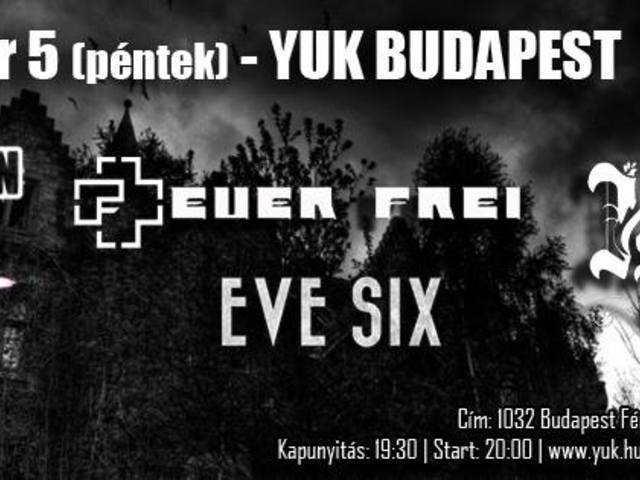 YUK BUDAPEST - Hatalmas Gothic & Metal őrület a fővárosban
