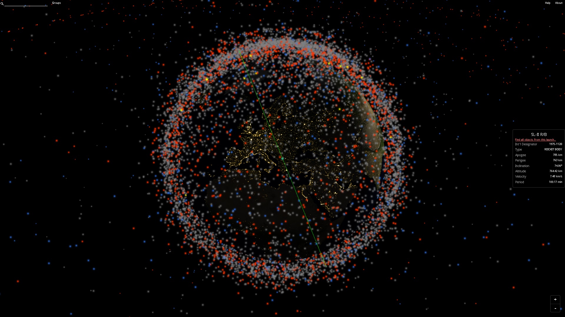 műhold térkép Interaktív 3D műhold térképen minden 10 cm nél nagyobb Föld körül 