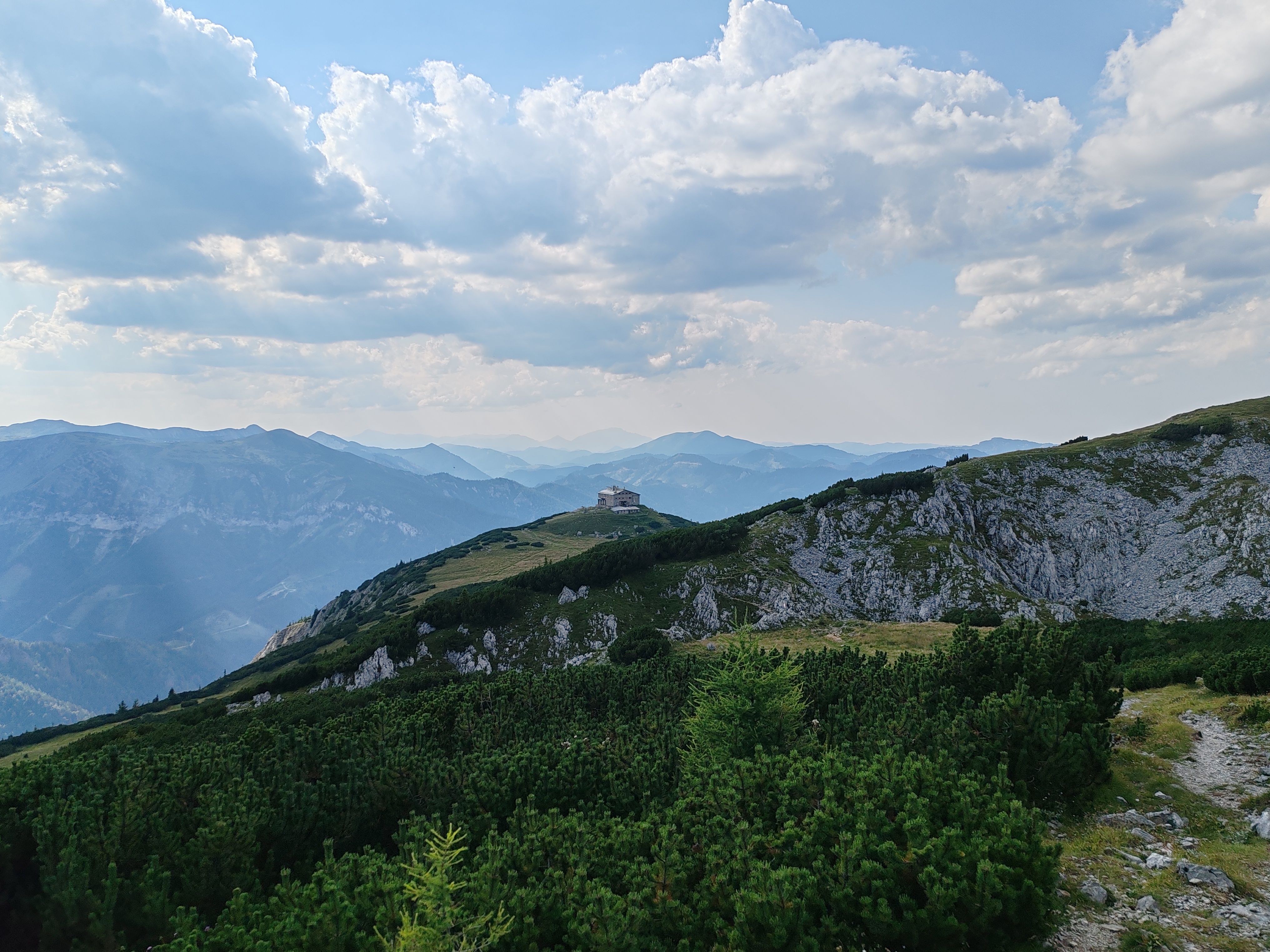 Rax hegység túra Ausztria kilátás Magyarországról pár órára autóval