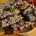 Toszkán crostini avagy crostini di fegato avagy csirkemájas crostini