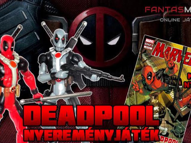 Deadpool figura és képregény Nyereményjáték a Fantasmaniától!
