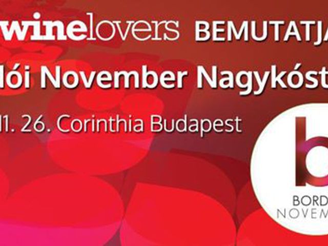 Bordói November Nagykóstoló a Winelovers szervezésében (2016.11.26.)