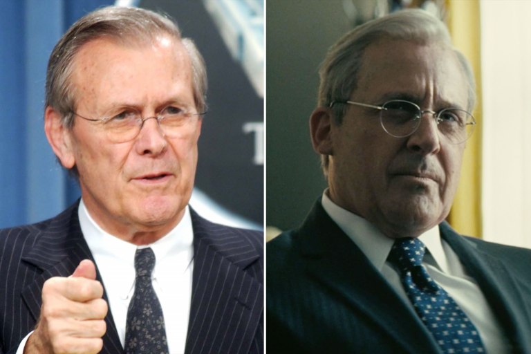 Donald Rumsfeld x Steve Carell (Vice)
