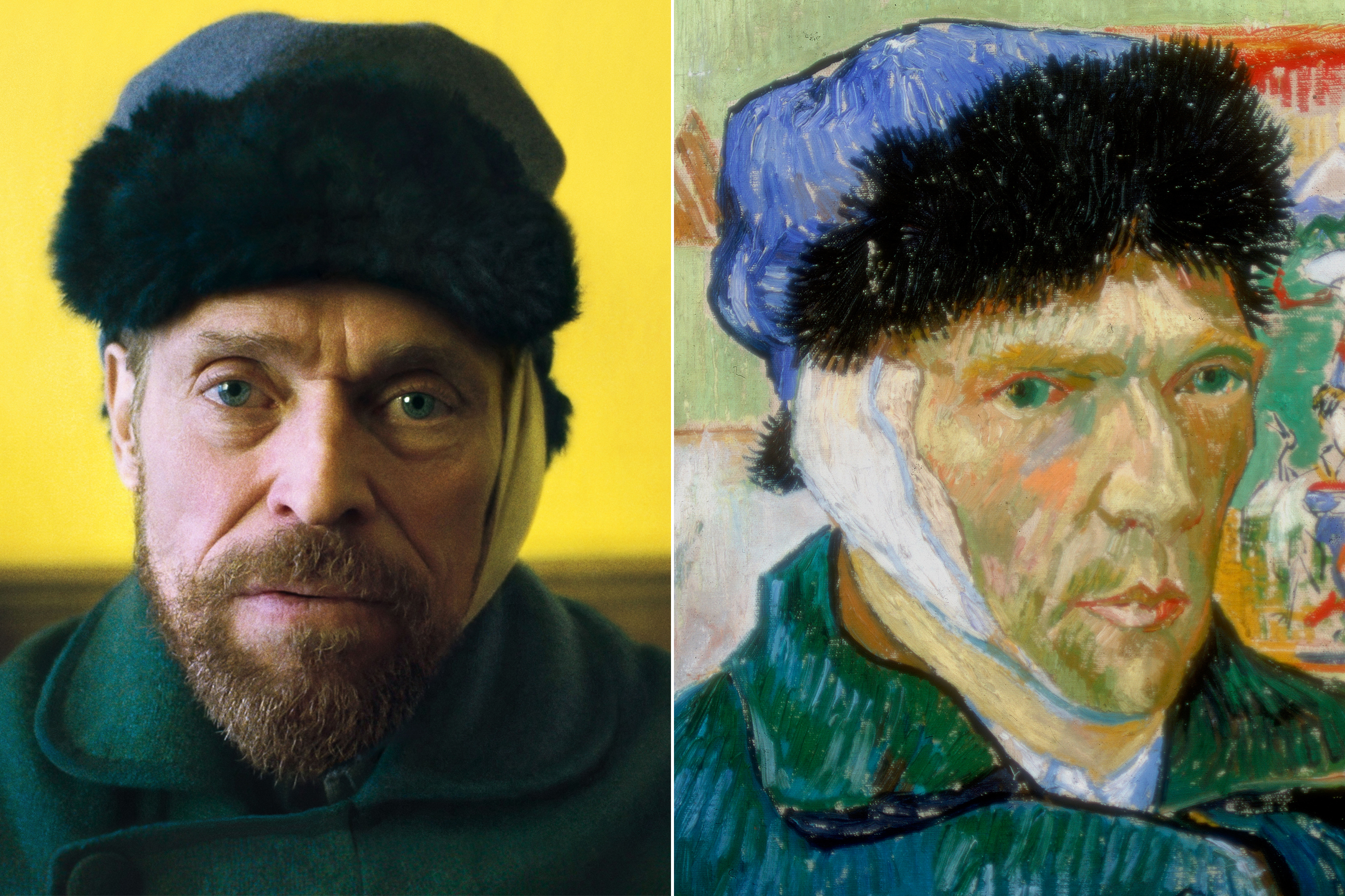 Willem Dafoe x Vincent Van Gogh (At Eternity‘s Gate)