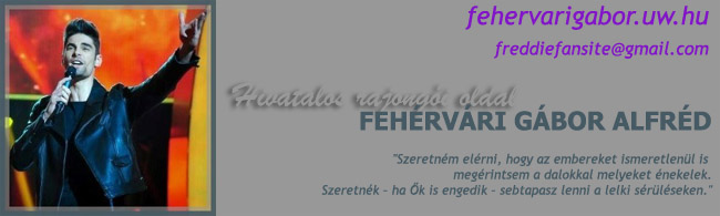 Fehérvári Gábor Alfréd honlapja