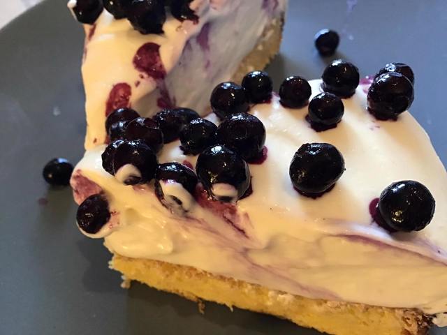 New Yorki áfonyás sajttorta KETO