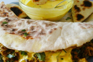 Jók és finomak egyszerre: Indiai tojásos tortilla mentás joghurtos öntettel KETO