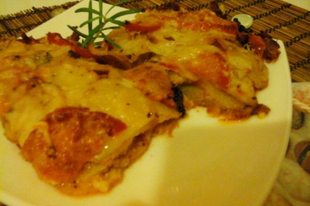 Parmezán-Pecorino sajtos olasz rakott csirke