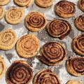 Diós, kókuszos-kakaós csiga recept