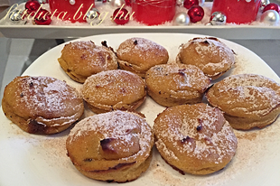 Étcsokis Sütőtök fánk muffin formában