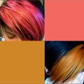 A haj radírozása, színezés mixtonnal