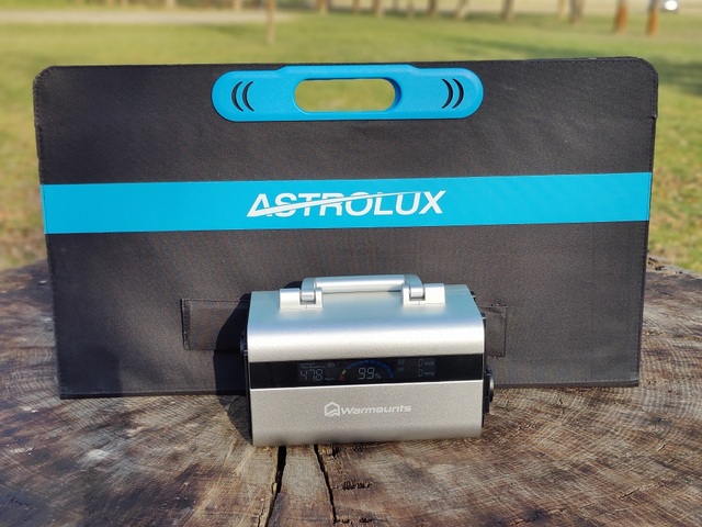 Warmounts G600 hordozható töltőállomás és Astrolux FSP200 napelem teszt