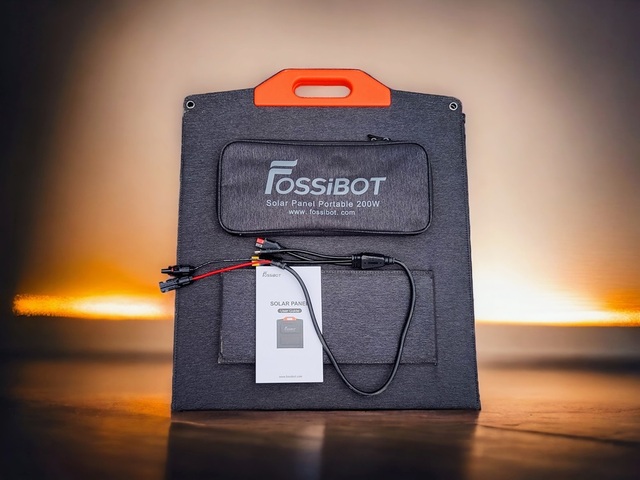 Fossibot SP200 összecsukható napelempanel teszt