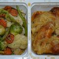 Grill csirkeszárny, mézes fűszeres hagymamártás, grill zöldségek (Gastroyal)