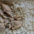 Rozmaringos párolt csirkecomb párolt rizzsel