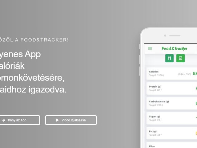 A megújult Food & Tracker : az app, mely megkönnyíti a diétádat!