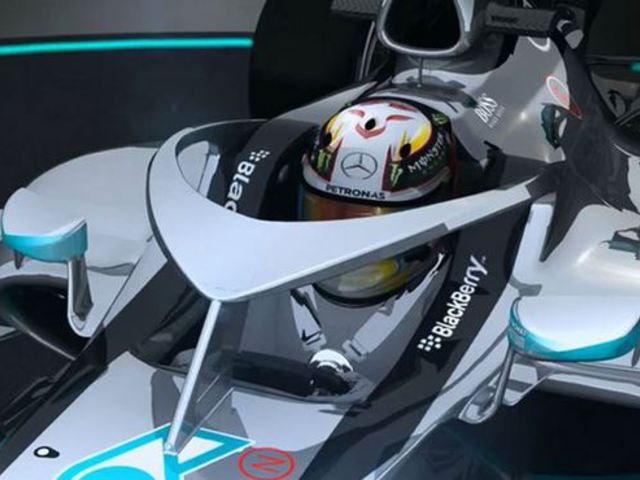 F1 A Mercedes ötlete a versenyzők fejének védelmére (Videó)