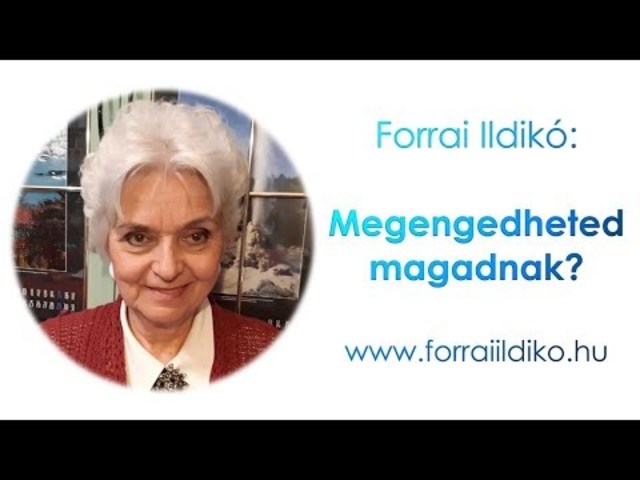 Forrai Ildikó: Megengedheted magadnak? És nem engeded?