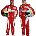 Alonso és Massa az új overálban + az új logo