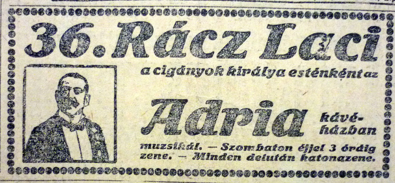 fovarosi.blog.hu: AdriaKavehaz-1913Januar-AzEstHirdetes