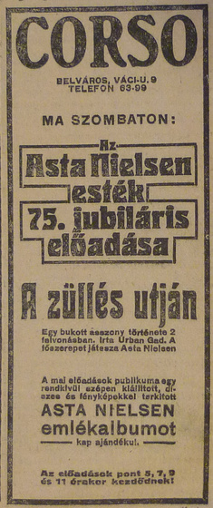 fovarosi.blog.hu: CorsoMozi-1913Aprilis-AzEstHirdetes