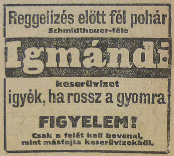 fovarosi.blog.hu: IgmandiKeseruviz-1913Julius-AzEstHirdetes