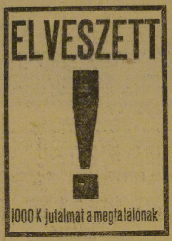 fovarosi.blog.hu: KekEger-1913November-AzEstHirdetes-01