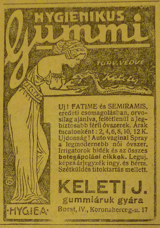 fovarosi.blog.hu: PetofiSandorUtca17-KeletiGummiaruk-1913Junius-AzEstHirdetes