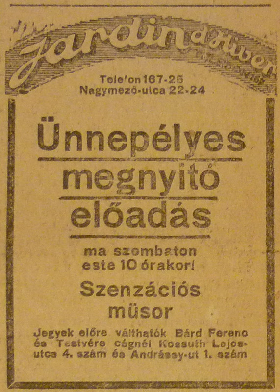 fovarosi.blog.hu: ThaliaSzinhaz-1913December-AzEstHirdetes-JardinDHiver