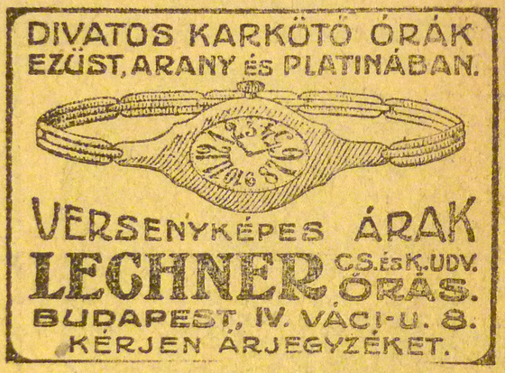 fovarosi.blog.hu: VaciUtca8-1913December-AzEstHirdetes