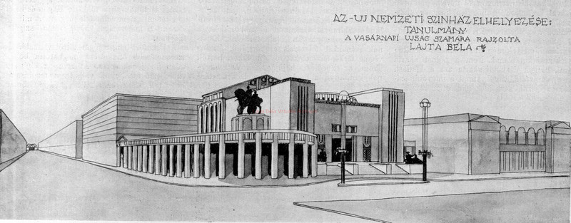 fovarosi.blog.hu: NemzetiSzinhaz-1911-LajtaBelaTerve