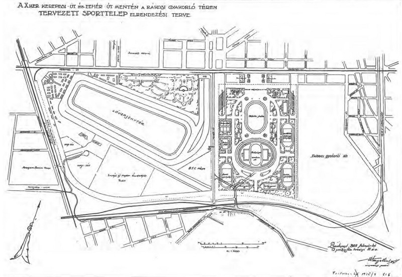 fovarosi.blog.hu: NemzetiStadion-1928-WargaLaszloRendezesiTerve