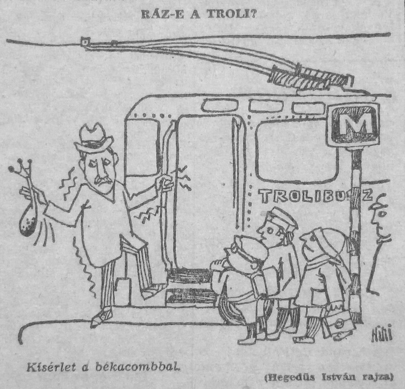 fovarosi.blog.hu: Trolibusz-196401-MagyarNemzetKarikatura - indafoto.hu