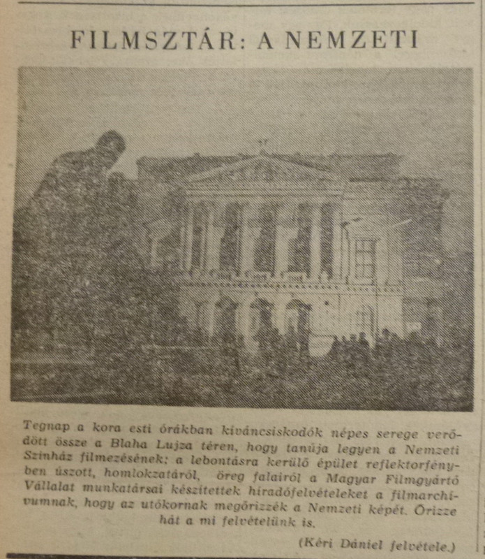 fovarosi.blog.hu: NemzetiSzinhaz-19640304-Nepszabadsag - indafoto.hu