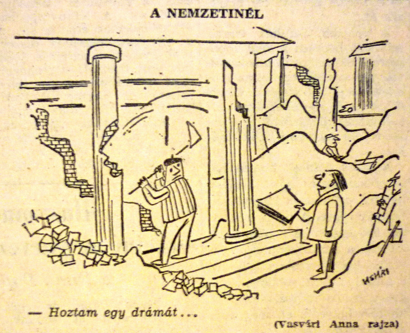 fovarosi.blog.hu: NemzetiSzinhaz-196503-MagyarNemzetKarikatura - indafoto.hu