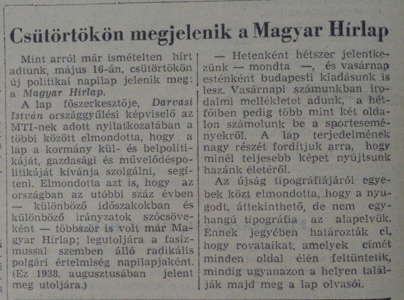 fovarosi.blog.hu: MagyarHirlap-19680514-Nepszabadsag - indafoto.hu