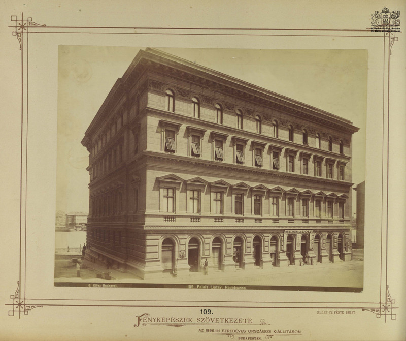 fovarosi.blog.hu: LiptayPalota-Lanchidnal-1890Korul-KloszGyorgyFelvetele - indafoto.hu