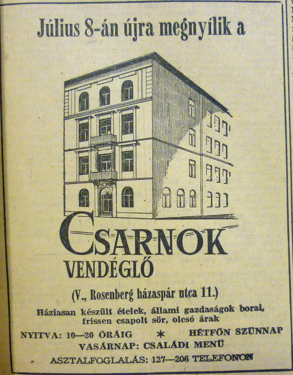 fovarosi.blog.hu: CsarnokVendeglo-19690706-MagyarNemzetHirdetes - indafoto.hu