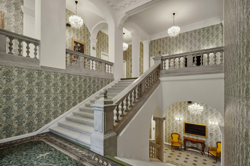 Lépcsőház. Fotó: Mystery Hotel Budapest