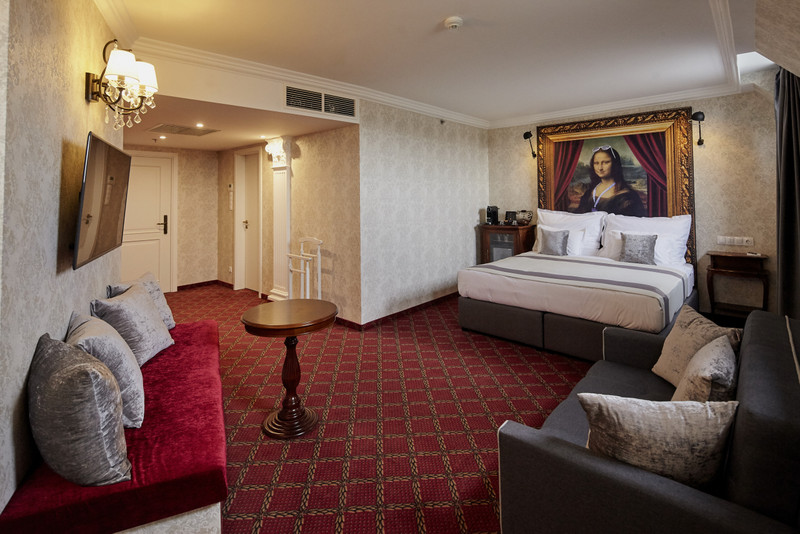 Corinthian Studio Suite szoba. Fotó: Mystery Hotel Budapest