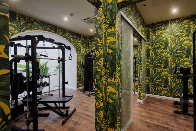 A The Secret Garden Day Spa részleg fitnesz terme. Fotó: Mystery Hotel Budapest