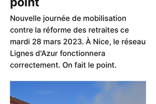 Grève: sans le réseau Ligne d'Azur - A Ligne d'Azur ma nem sztrájkol