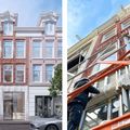 Algoritmikusan tervezett, nyomtatott épülethomlokzat Amszterdamban