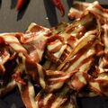 Nyomtatott bacon az európai szupermarketekben